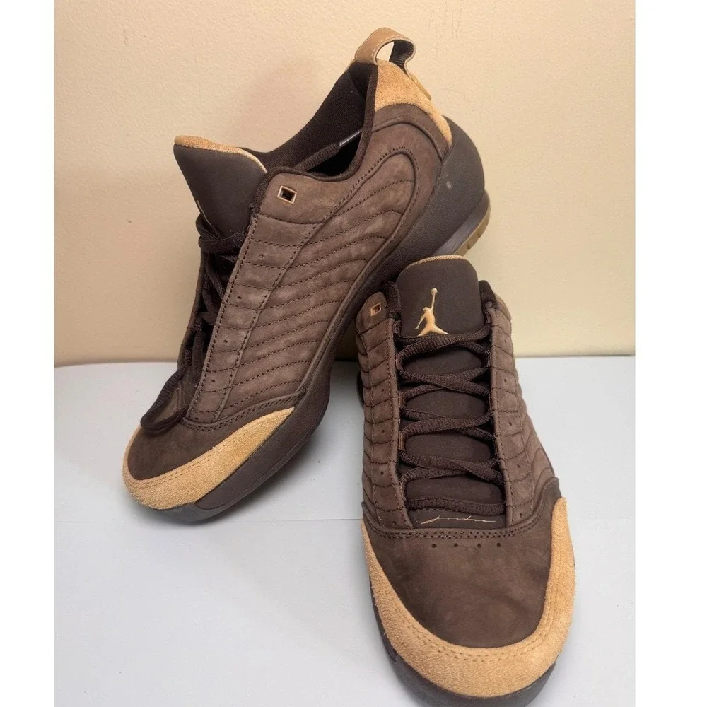 Jordan Air Jordan 19 XIX Low Cinder British Khaki Mens‎ 8 2004 Vintage